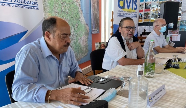 Albert Prianagom et Michel Fontaine, ardents dfenseurs des nouvelles mobilits sur le territoire de la CIVIS